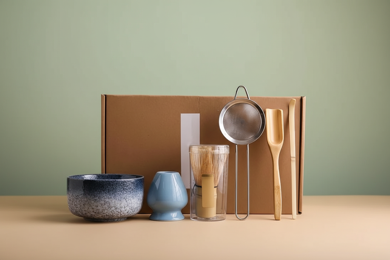 Kit à matcha de style japonais