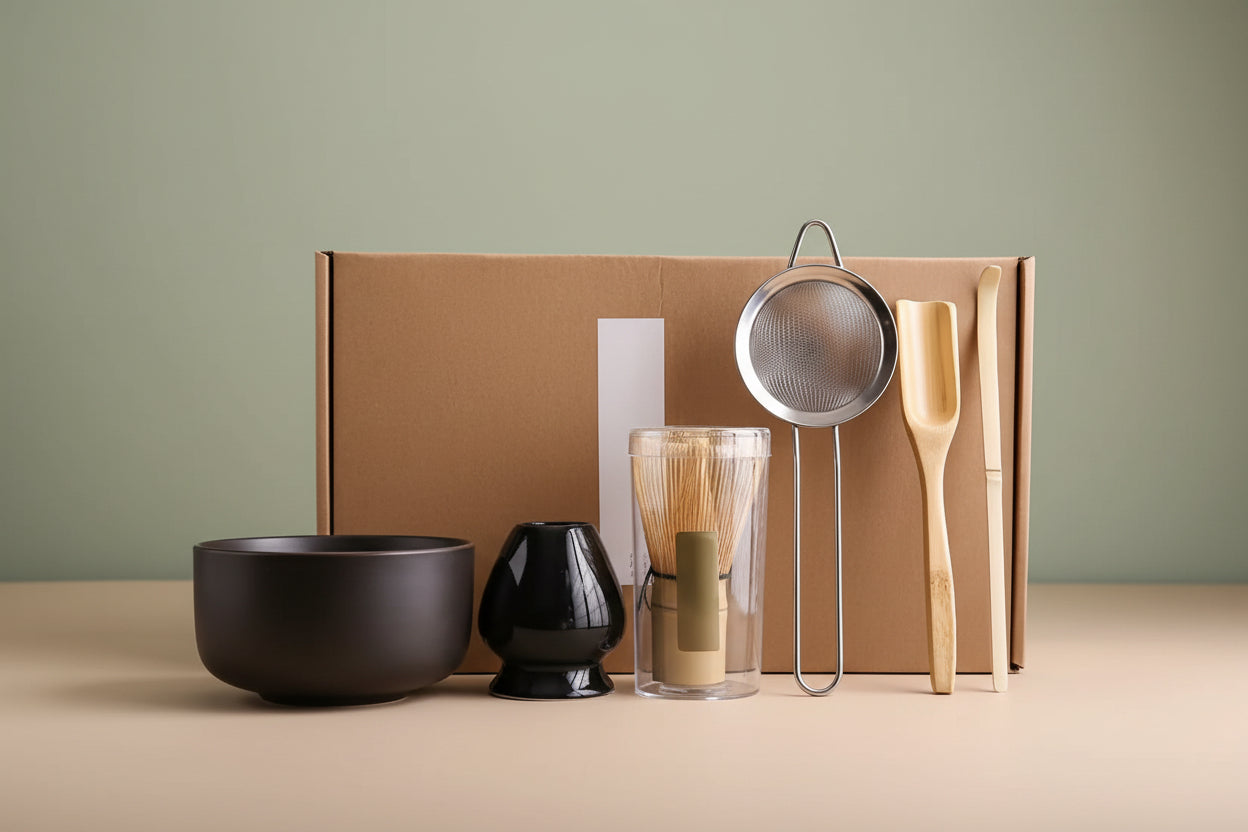 Ensemble à matcha de style japonais